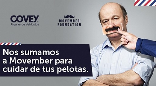 Covey Alquiler se suma a 'Movember'