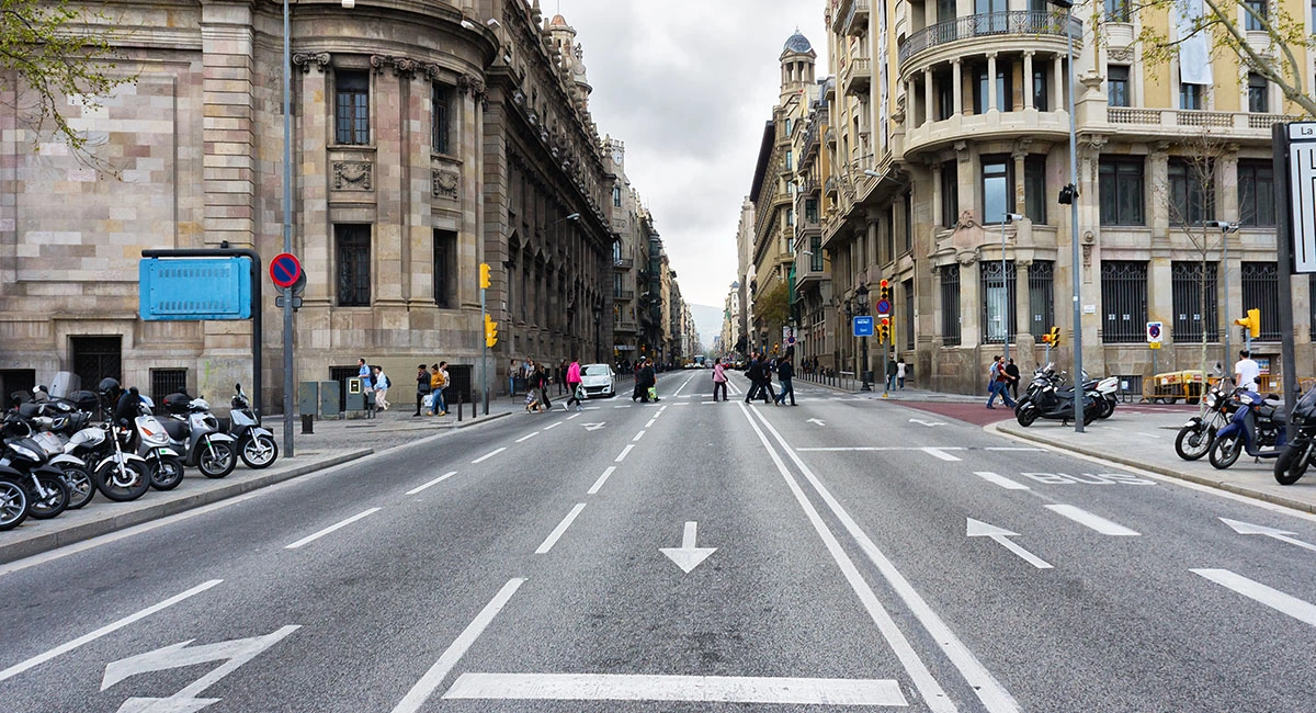 Los barceloneses no usan el coche