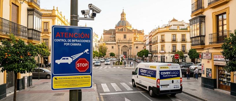 furgoneta detenida en radar stop en sevilla