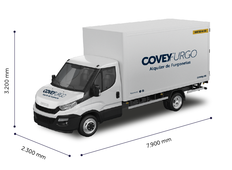 Iveco Daily Carrozados Paquetero medidas