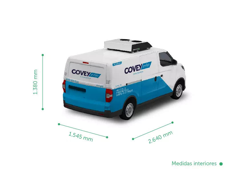 MaxMaxus eDeliver 3 SWB Frigorífico Trasera